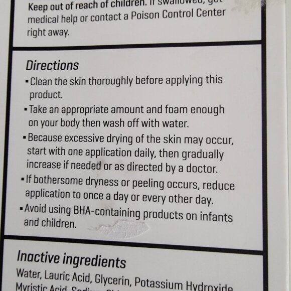 SOMEBYMI Miracle Acne Clear Body Cleanser AHA, BHA, PHA Exp 2028 - Picture 9 of 12